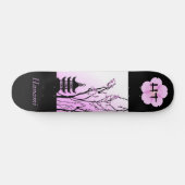 Skateboard Patinage monographique en fleurs de cerisier japon (Horz)
