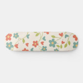 Skateboard Patinage motif Floral (Horz)