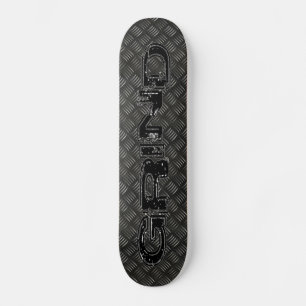 Skateboard Patinage Motif Grind Metal