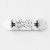 Skateboard Patinage Nelson Crazy Cat (Horz)