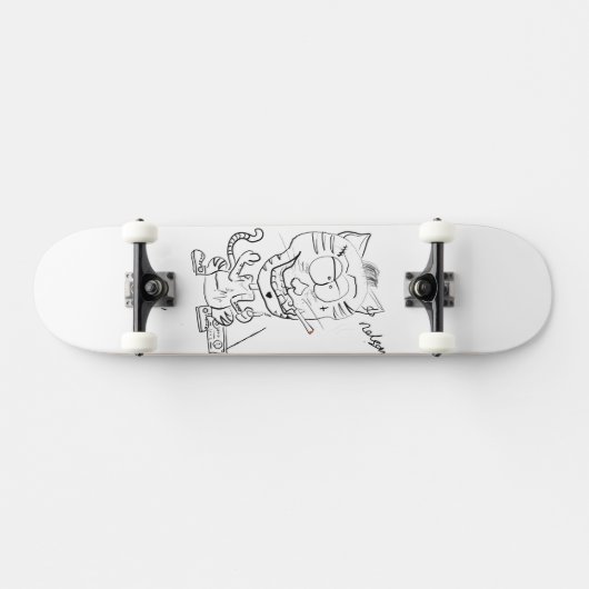 Skateboard Patinage Nelson Crazy Cat (Horz)