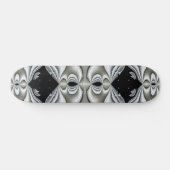 Skateboard Patinage noir et blanc (Horz)