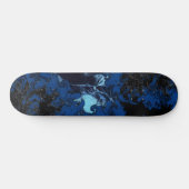 Skateboard Patinage NOIR ET BLEU (Horz)