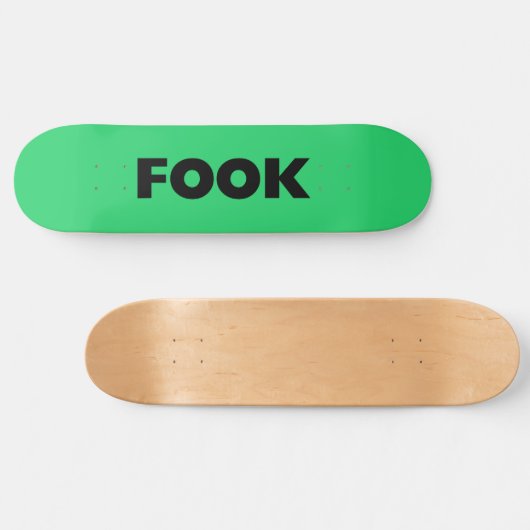 Skateboard Patinage noir vert (Horz)