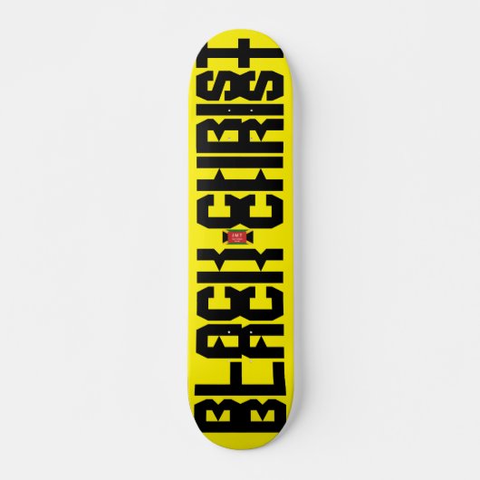 Skateboard Patinage officiel BLACK CHRIST (Devant)