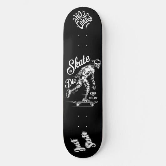Skateboard Patinage ou mort - Continuer à rouler (Recto)