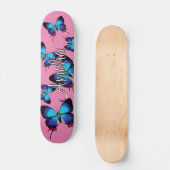 Skateboard Patinage papillon (Recto)