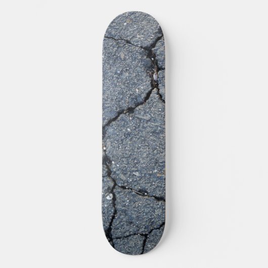 Skateboard Patinage "Pavé fissuré" (Recto)