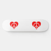 Skateboard Patinage Peace and Love (Horz)