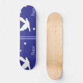 Skateboard Patinage Peace Dove (Recto)
