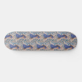 Skateboard Patinage Peacock Blue (Horz)
