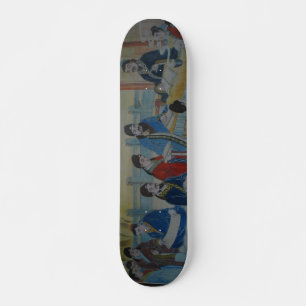 Skateboard Patinage peinture murale chinoise
