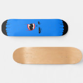 Skateboard Patinage personnalisé Vamp bleu (Horz)