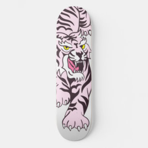 Skateboard Patinage Pink Tiger