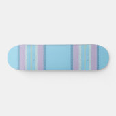 Skateboard Patinage Plaid Bleu clair (Horz)
