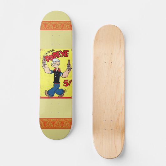 Skateboard Patinage Popeye (Recto)