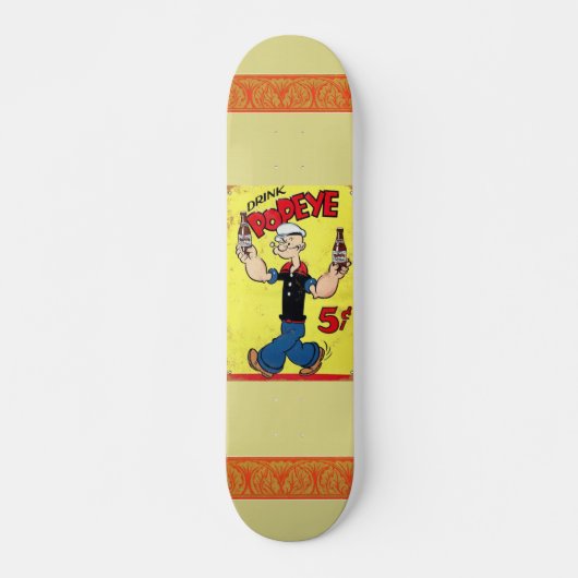 Skateboard Patinage Popeye (Devant)
