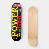 Skateboard Patinage POWER GIRL (Recto)