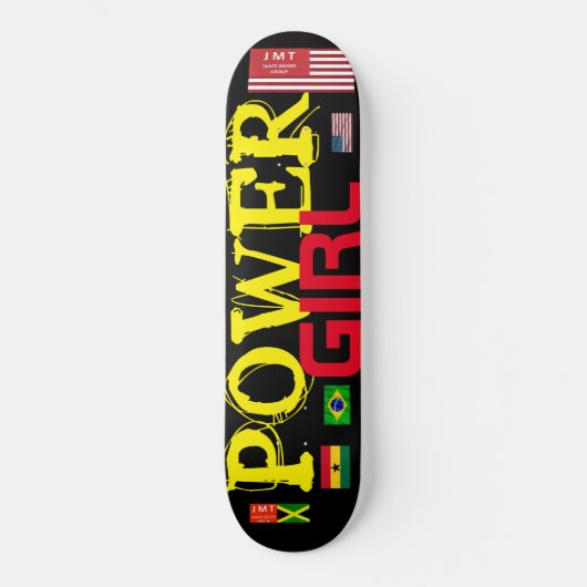 Skateboard Patinage POWER GIRL (Recto)