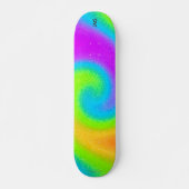 Skateboard Patinage pyschédélique monogramme (Devant)