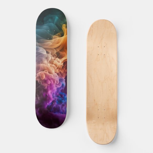 Skateboard Patinage Rainbow (Recto)