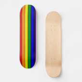 Skateboard Patinage Rainbow (Recto)
