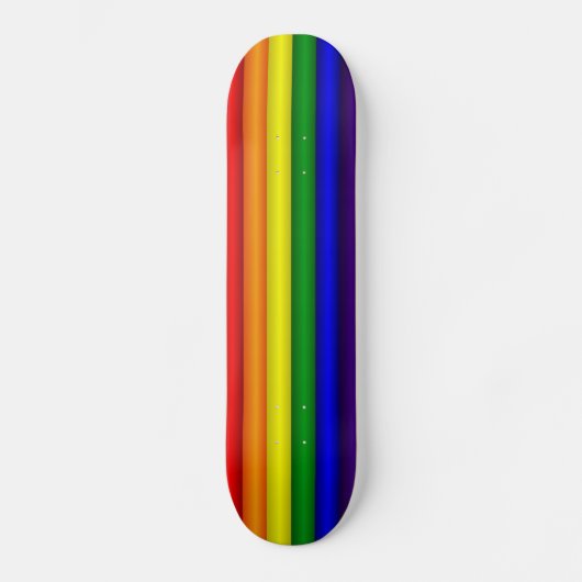 Skateboard Patinage Rainbow (Recto)