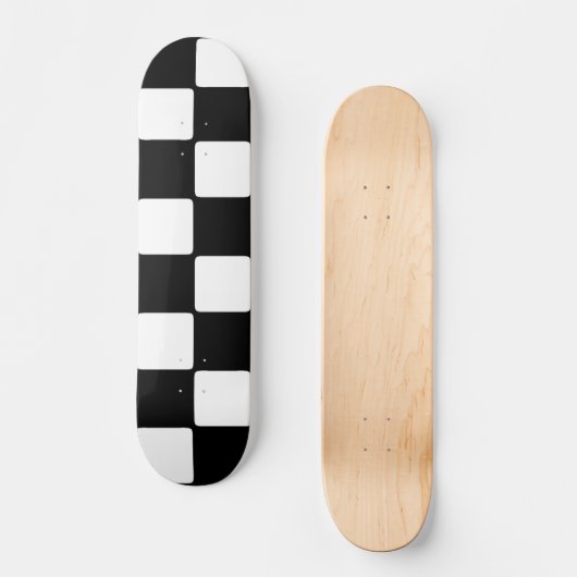 Skateboard Patinage RETRO CHECKERBOARD (Recto)
