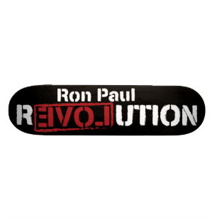 Skateboard Patinage Ron Paul Revolution