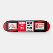 Skateboard Patinage sans patinage (Horz)