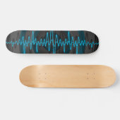 Skateboard Patinage Sound Light Blue Dark (Horz)