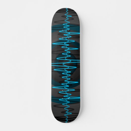 Skateboard Patinage Sound Light Blue Dark (Devant)