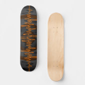 Skateboard Patinage Sound Orange Dark (Recto)