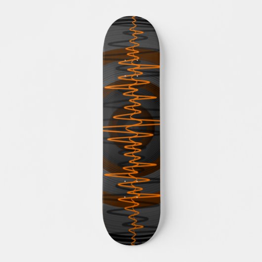 Skateboard Patinage Sound Orange Dark (Devant)