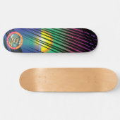 Skateboard Patinage Sunset Palm (Horz)