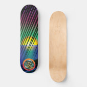 Skateboard Patinage Sunset Palm (Recto)