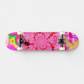 Skateboard Patinage Super rose Abstrait (Horz)