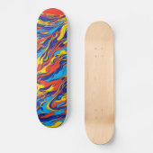 Skateboard Patinage sur feux (Recto)