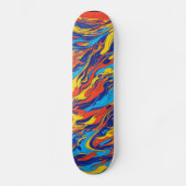 Skateboard Patinage sur feux (Recto)