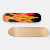 Skateboard Patinage sur flamme (Horz)