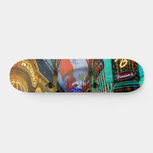 Skateboard Patinage Sur Fremont Street