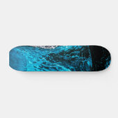Skateboard Patinage sur glace bleu (Horz)