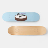 Skateboard Patinage sur glace de fourmis joyeuses sur dessin  (Horz)