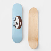 Skateboard Patinage sur glace de fourmis joyeuses sur dessin  (Recto)