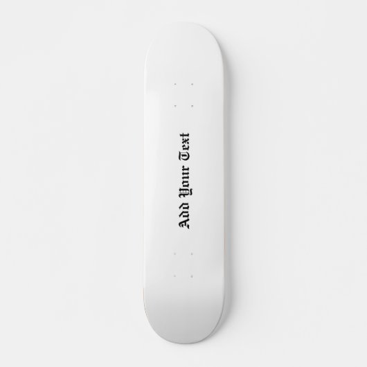 Skateboard Patinage sur mesure, Art mural (Devant)