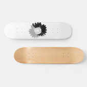 Skateboard Patinage sur pont de fleurs (Horz)