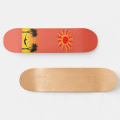 Skateboard Patinage sur soleil (Horz)