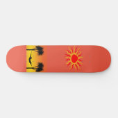 Skateboard Patinage sur soleil (Horz)