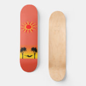 Skateboard Patinage sur soleil (Recto)