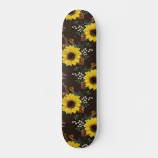 Skateboard Patinage sur tournesol